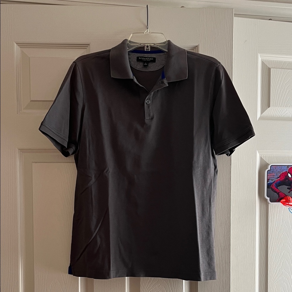 Banana Republic Charcoal Polo Shirt